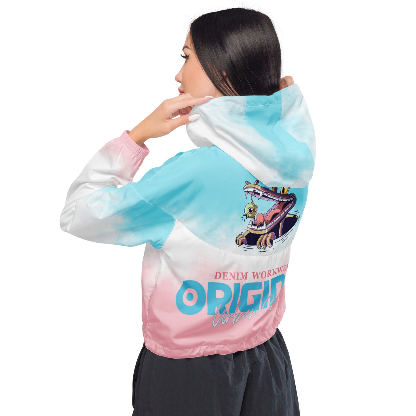Lunasos Cropped Windbreaker