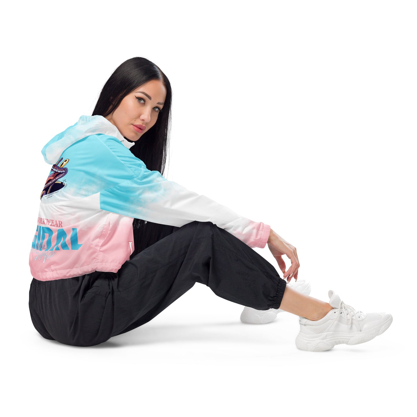 Lunasos Cropped Windbreaker