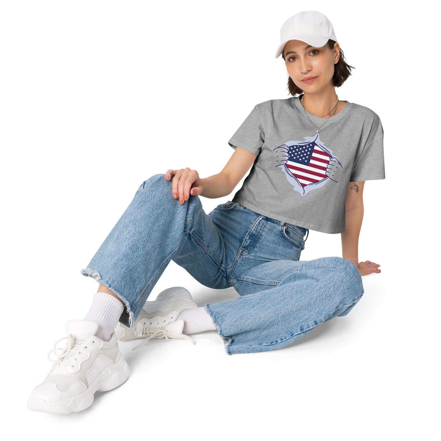 USA Crop Top