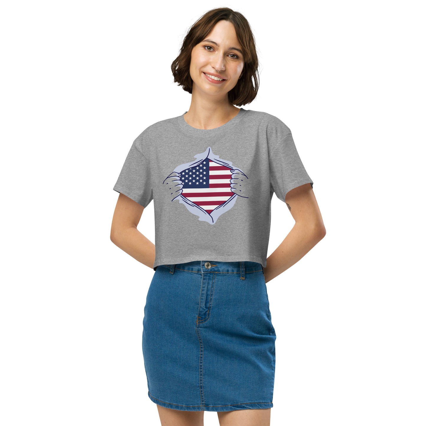 USA Crop Top