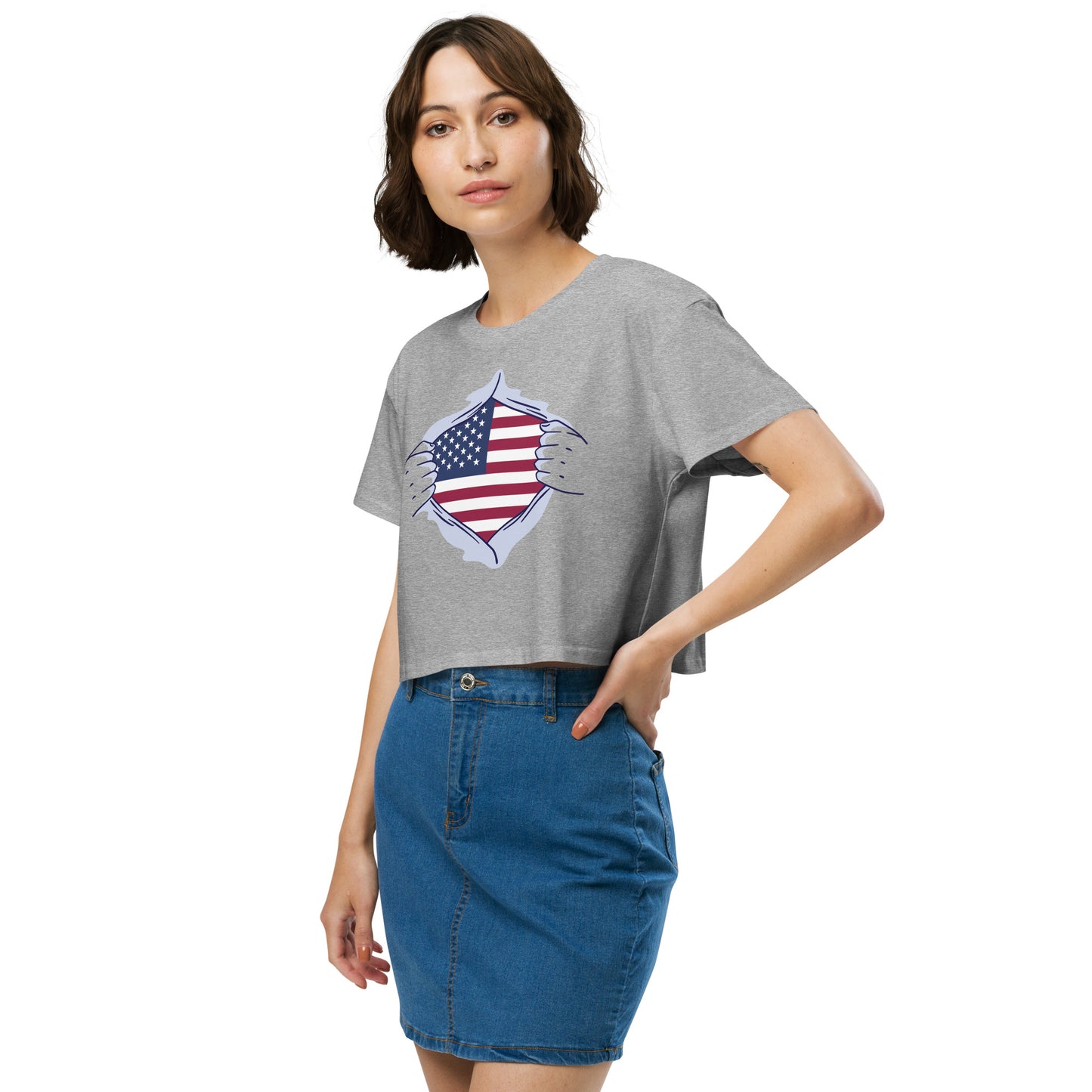 USA Crop Top