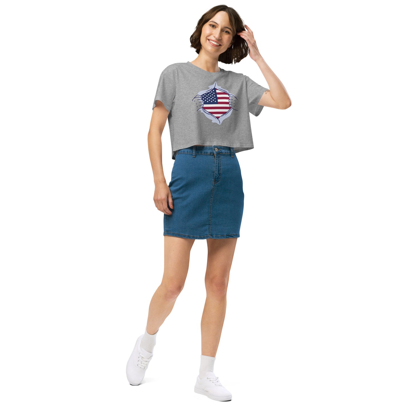 USA Crop Top