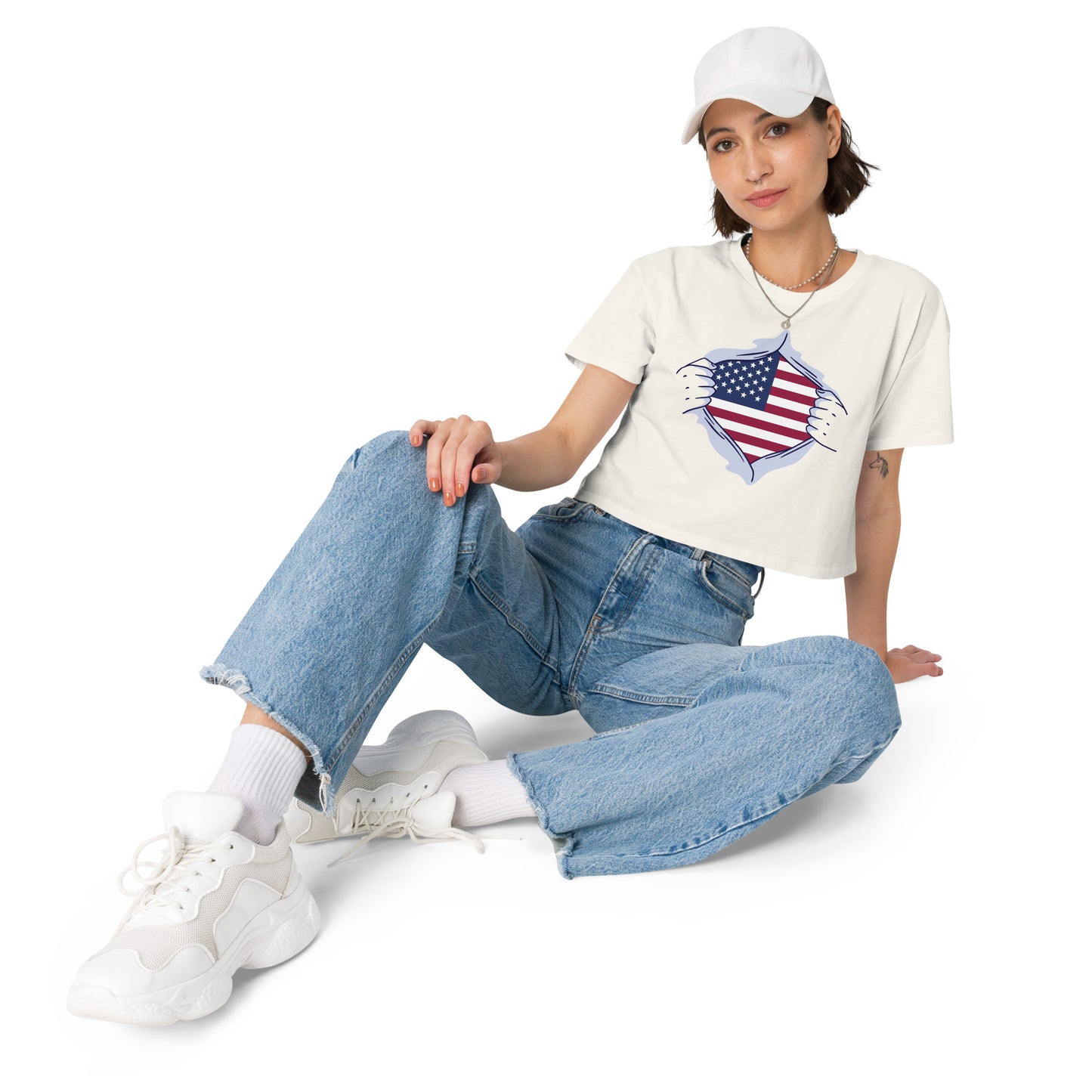 USA Crop Top
