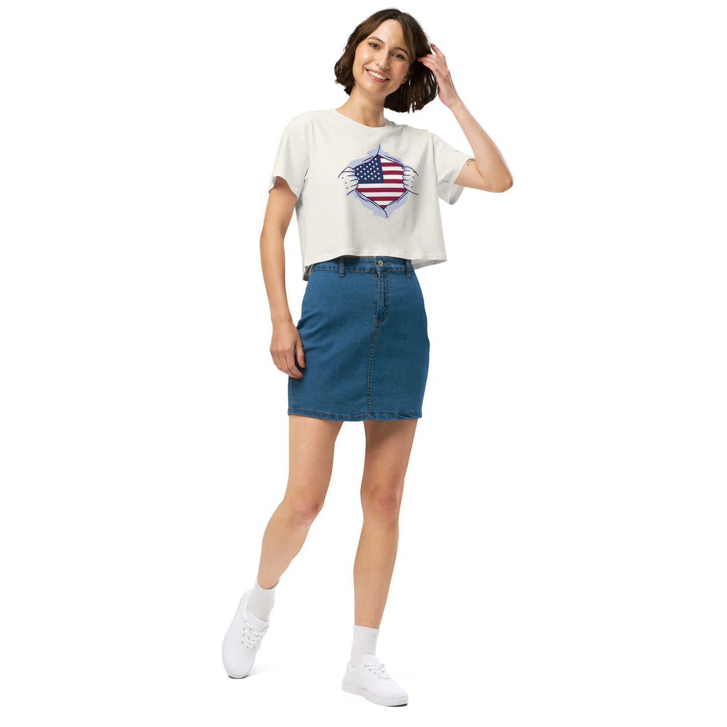 USA Crop Top