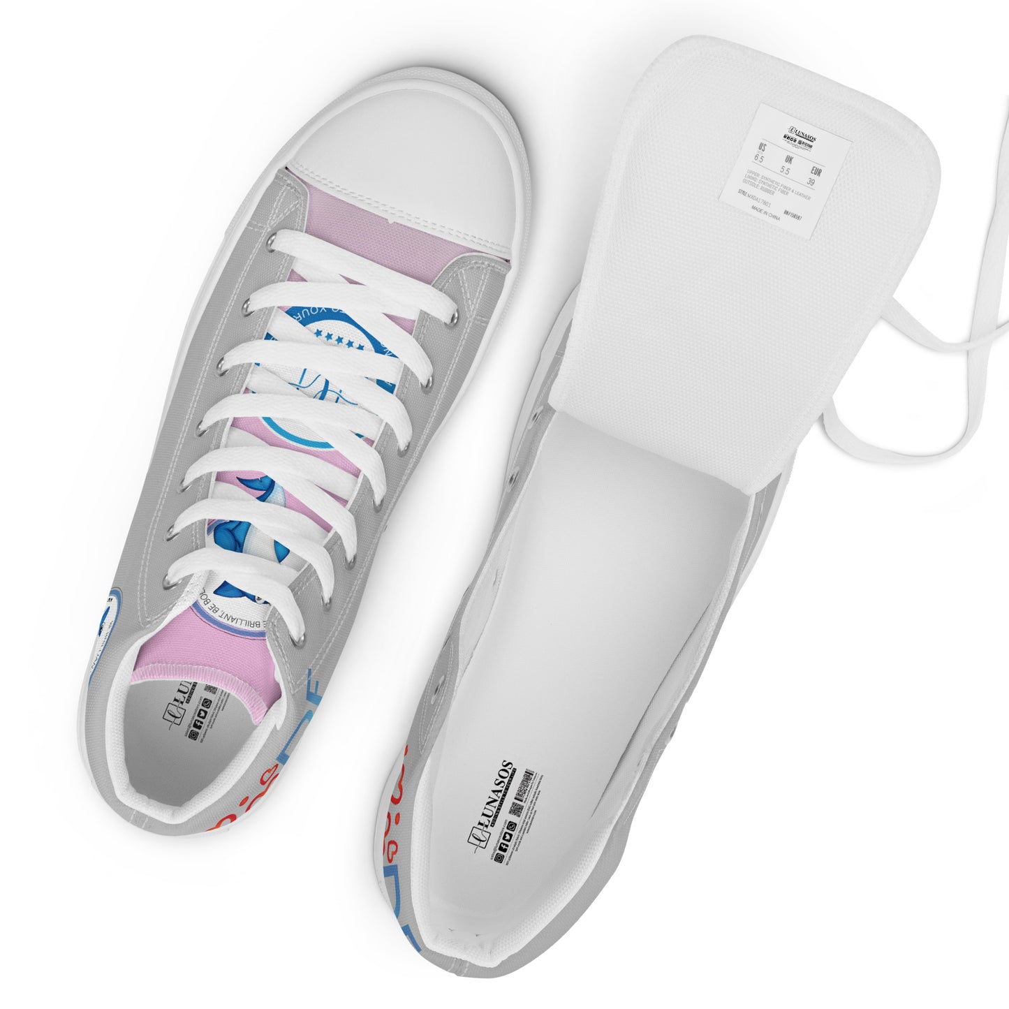 Dolphin High top Canvas Shoes